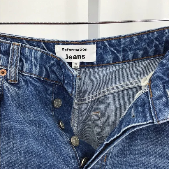 Reformation Women’s Cynthia Jeans Size 27 - Picture 2 of 4